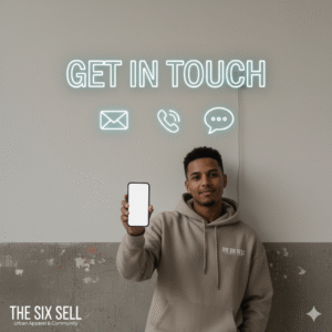 Abstract, modern graphic representing customer contact and support, using stylized speech bubbles and clean icons.